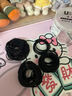 优家（UPLUS）皮筋头绳【100根】发绳发圈高弹力橡皮筋扎头发发饰黑色美妆工具 实拍图