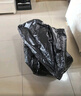 利得平口垃圾袋黑色90*100cm50只单面1.5丝特大号加厚物业袋实惠装 实拍图