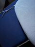 记忆棉坐垫椅子椅垫办公室久坐学生教室屁股垫板凳子餐椅座垫座椅 藏青【绒布】防滑绑带可拆卸布套 45*45*4cm（大号） 实拍图