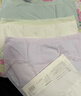 全棉时代内裤女三角裤女士中腰高腰【基础5A抗菌】95棉不变形不闷汗3条装 实拍图