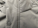 京东京造羽绒服男鸭绒加厚防寒工装面包服防泼水冬季外套短款 灰色 L 实拍图