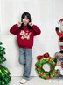 史努比儿童套装秋冬男童过年服装2026马年红色新年服女童保暖拜年服童装 【拜年服套装】酒红 努比刺绣马_5+黑 努比圆福马X_K5 140 实拍图