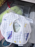洁丽雅（Grace）A类纯棉8层围嘴5条装婴儿纱布口水巾围兜宝宝360度旋转吸水饭兜 实拍图