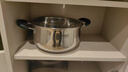 爱仕达（ASD）汤锅304不锈钢蒸汤锅 炖煮锅复底小汤锅22CM燃气电磁炉通用奶锅B1 实拍图