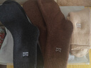 猫人3双装35%羊毛袜子男士袜子男冬季加厚保暖袜男毛圈袜睡眠袜男 实拍图