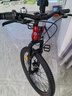 京东京造 24英寸青少年山地车自行车铝合金禧玛诺7速碟刹成年人学生红色 实拍图