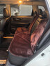 小喜鹊（Magpie）冬季汽车坐垫毛绒加厚短毛绒件套羊毛单片靠背座垫保暖后排车垫 全车七件套（咖啡色） 实拍图