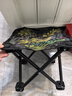 贤特休闲折叠钓鱼椅子带靠背便携式垂钓椅画画美术写生凳渔具用品 马扎枫叶款 实拍图