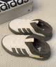 adidas ADIPUFF面包鞋一脚蹬柔软休闲舒适棉鞋男女阿迪达斯轻运动   米色/白色/汉玉白（推荐选大半码）   46 实拍图