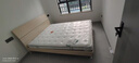 全友家居 床原木风现代简约主卧室双人大床1.8x2米家用高脚板式床家具 实拍图