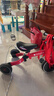 babycare儿童三轮车宝宝平衡脚踏车多功能二合一学步滑步车1-5岁 罗拉红 实拍图