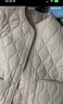 优衣库童装男童女童PUFFTECH空气棉服便携式外套可机洗478125 01 乳白色 160 实拍图
