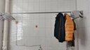 MYMOODHOUSE伸缩晾衣杆免打孔窗帘杆阳台浴帘杆挂衣杆收缩杆晾衣架2.1-3.0米 实拍图