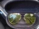 雷德蒙偏光太阳镜男士墨镜开车专用司机驾驶镜女潮日夜两用眼睛防晒眼镜 银框 黄变灰偏光(高清TAC偏光) 实拍图