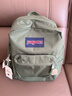 JANSPORT杰斯伯双肩包男背书包女学生校园电脑包 47LWKM1 军绿色 实拍图