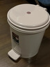 五月花垃圾桶脚踏式20L超大容量带盖锁味内外双桶酒店办公室家用纸篓 实拍图
