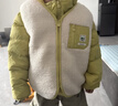 巴拉巴拉童装儿童羽绒服两件套男童女童宝宝冬装连帽外套 绿白色调00341 140 充绒量52g 实拍图