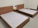 全友家居 北欧原木风板式床1.35x2米次卧室学生单人床家用简约木板床 实拍图