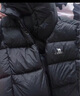 骆驼羽绒服防泼水鸭绒男女加厚户外防寒冬季面包服 黑色 男女同款,7674B M 实拍图