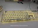 狼途L1静音键盘有线/无线键盘高颜值键盘104键机械手感薄膜键盘电竞游戏男女生办公键盘电脑笔记本键盘 【有线·低音】抹茶绿暖光单光 实拍图