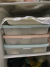 京东京造 饺子冰箱收纳盒 食品接触级包水饺馄饨冷冻收纳盒 （四层四盖） 实拍图