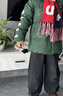 Levi's李维斯儿童羽绒服冬季新款男童女童加厚外套童装面包服 梧桐绿 （80%灰鸭绒-清洁度600） 160 /76 充绒量200g【建议身高152-158cm】 实拍图