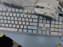 银雕(YINDIAO) KM500有线发光键盘鼠标 机械手感游戏电竞笔记本台式电脑外设 薄膜键鼠套装 白蓝 实拍图