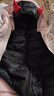 嘟嘟家宝宝羽绒服新年轻薄儿童白鸭绒保暖男童连帽外套过年衣服 黑色110 实拍图