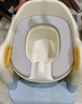 宝宝阶梯坐便器儿童坐便器三合一阶梯式马桶凳子小孩可折叠坐便器 【三合一】帕尔蓝硬垫款 实拍图