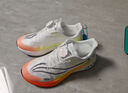 李宁新潮赤兔8pro跑鞋旋转纽扣网面碳板竞速男鞋学生儿童运动跑步鞋男9pro 标准白-新赤兔8pro-旋转纽扣款- 35 实拍图