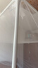 高睿落地单开门蚊帐家用卧室2025新款老式纹帐布单人床蚊帐架加粗加厚 简约白【蚊帐+合金支架】 180cm*200cm*195cm 实拍图