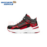 Skechers斯凯奇儿童秋冬休闲男女童二棉鞋轻质加绒保暖靴405222L/302583L 男童/黑色/红色/BKRD 36 实拍图