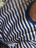 体能服 短袖海魂衫男体能短袖套装体能服蓝白t恤体能训练迷彩服圆领休闲意設透气迷彩短袖T恤 单上衣 165-170/92-96 实拍图