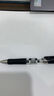 得力（deli）S01中性笔签字笔 0.5mm经典办公按动笔水笔 黑色 12支/盒 实拍图