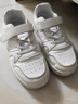 回力（Warrior）儿童小白鞋男童休闲鞋女童板鞋校园运动鞋 WZ(CL)-0238 白色 34  实拍图