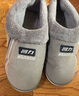 回力室内包跟男士棉拖鞋厚底保暖棉鞋冬季带后跟居家加绒拖鞋女冬 浅灰色 44-45 标准码 实拍图