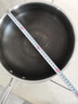 炊大皇 炒锅 304不锈钢炒菜锅煎锅 平底不粘炒锅32cm 可立可视盖不挑灶 实拍图