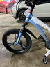 凤凰山地自行车男女变速山地车碟刹青少年儿童自行车学生单车 星际 蓝灰【变速+三刀轮】 20寸【适合125-160cm】 实拍图