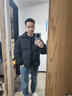 京东京造羽绒服男女情侣同款真鸭绒冬季保暖外套面包服加厚短款 黑色 S 实拍图
