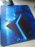 灵蛇（LINGSHE)鼠标垫 320*270*2mm家用办公游戏电脑桌垫  精密包边防滑  可水洗  P03蓝色 实拍图