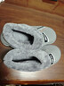 回力室内包跟男士棉拖鞋厚底保暖棉鞋冬季带后跟居家加绒拖鞋女冬 浅灰色 40-41 标准码 实拍图