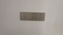 罗格朗（LEGRAND）开关插座面板 仕典米兰金 86型 16A三孔带开关浴霸空调插座 实拍图