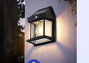 雷士（NVC） 太阳能灯壁灯投光户外防水室外家用门柱庭院灯农村照明路灯 壁灯 灯泡 光控+人体感应 实拍图