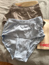 三枪内裤男【全棉高腰】高弹罗纹透气大码纯色爸爸男士三角裤3枚装 实拍图