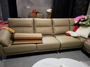 全友家居现代简约头层牛皮直排式大象耳朵大户型真皮艺沙发客厅带脚凳 实拍图