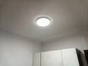 三防吸顶灯led超薄简约圆形阳台卧室厨卫过道灯具 三防高亮37cm白光42瓦丨适15㎡内 实拍图