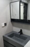 欧帝奴（OUDINU）智能浴室柜洗脸洗手岩石一体台盆柜组合轻奢卫生间洗漱台组合柜 水墨灰80智能镜柜+岩石一体盆 实拍图