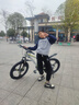 凤凰儿童山地自行车5-16岁女男孩减震变速22寸灰色 适合身高135-160cm 实拍图