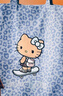 野兽派家居（tbh）三丽鸥Hello Kitty全棉烫钻托特包女士单肩包购物袋斜挎包 Kitty全棉烫钻托特包 牛仔豹纹 实拍图