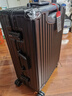 皮尔卡丹行李箱男铝框万向轮商务拉杆箱24英寸旅行箱密码箱女大容量皮箱子 实拍图